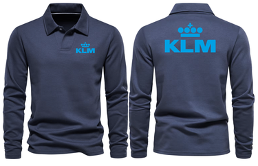 KLM AIRLONG SLEEVE POLO